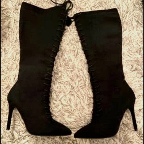 Suede heels size 6 - Picture 1 of 2